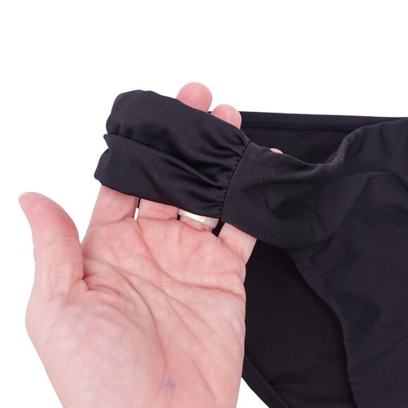 NWT Bar III Hipster Bikini Bottoms Sz XL Black Moderate Coverage Lined Stretch - Picture 3 of 7